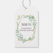 Garden Greenery Wedding Cadeaulabel (Voorkant)