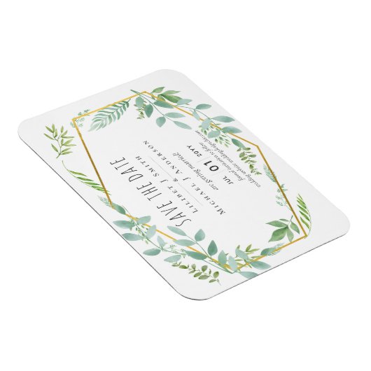 Garden Greenery Wedding Magneet (Rechterzijde)