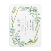Garden Greenery Wedding Magneet (Verticaal)
