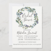 Garden Greenery Wreath Bridal Shower Kaart (Voorkant)