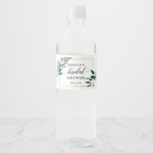 Garden Greens Water Fles Label Waterfles Etiket
