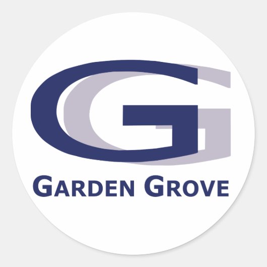 Garden Grove Logo Sticker (Voorkant)