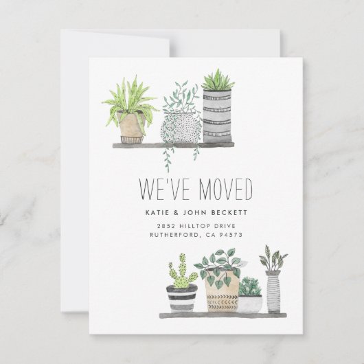 Garden Grown | Verplaatsingsaankondiging Aankondiging (Voorkant)