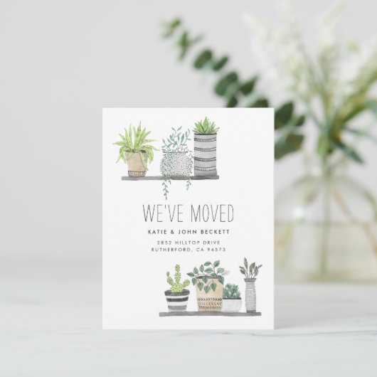 Garden Grown | Verplaatsingsaankondiging Aankondiging (Staand voorkant)