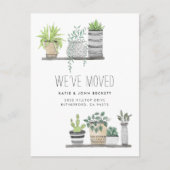 Garden Grown | Verplaatsingsaankondiging Aankondigingskaart (Voorkant)