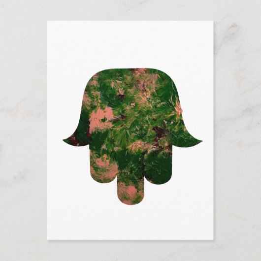 Garden Hamsa Balloon Painting Studio Art Briefkaart (Voorkant)