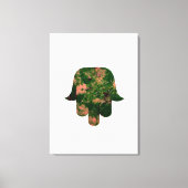 Garden Hamsa Balloon Painting Studio Art Canvas Afdruk (Voorkant)