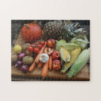 Garden Harvest Vegetables and Fruits Legpuzzel