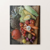Garden Harvest Vegetables and Fruits Legpuzzel (Verticaal)