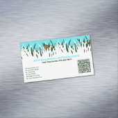 🌿🦋Garden Health: Professionele grasverzorging Magnetisch Visitekaartje (Voorbeeld)