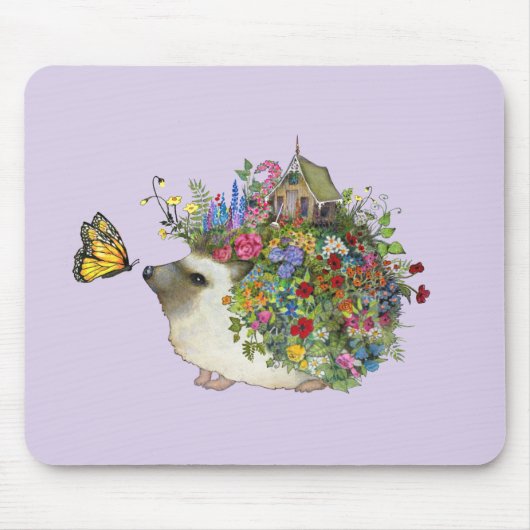 Garden Hedégel Mousepad Mouse Mat Muismat (Voorkant)