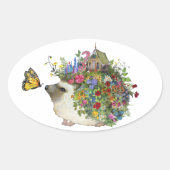 Garden Hedgehog Stickers (Voorkant)