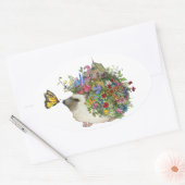 Garden Hedgehog Stickers (Envelop)