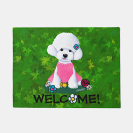 Garden Helper Bichon Doormat Deurmat