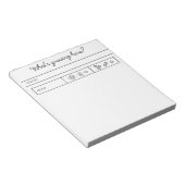 Garden Helper Notitieblok (Schuin)