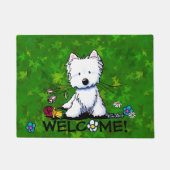 Garden Helper Westie Doormat Deurmat (Voorkant)