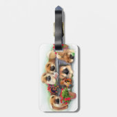 "GARDEN HELPERS" kunstkaart Bagagelabel (Achterkant verticaal)