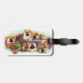 "GARDEN HELPERS" kunstkaart Bagagelabel (Achterkant horizontaal)