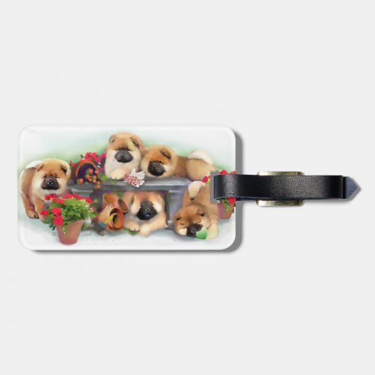 "GARDEN HELPERS" kunstkaart Bagagelabel (Achterkant horizontaal)