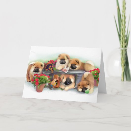 "GARDEN HELPERS" kunstkaart Kaart (Voorkant)