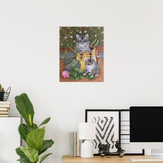Garden Helpers Poster (Thuiskantoor)