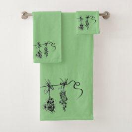 Garden Herbs Bad Handdoek