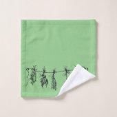 Garden Herbs Bad Handdoek (Wasdoekje)
