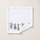 Garden Herbs Bad Handdoek (Wasdoekje)