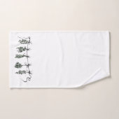 Garden Herbs Bad Handdoek (Handdoek)