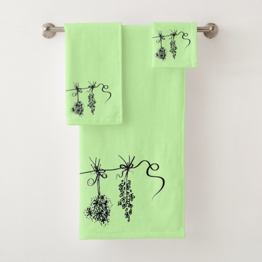 Garden Herbs Bad Handdoek (Insitu)