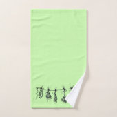 Garden Herbs Bad Handdoek (Handdoek)