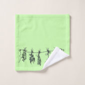 Garden Herbs Bad Handdoek (Wasdoekje)