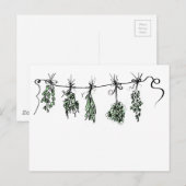 Garden Herbs Briefkaart (Voorkant / Achterkant)