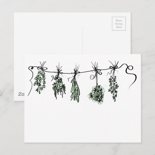 Garden Herbs Briefkaart (Voorkant / Achterkant)