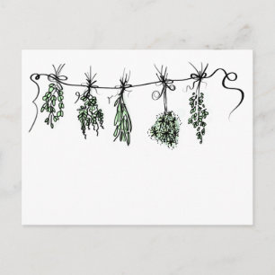 Garden Herbs Briefkaart
