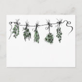 Garden Herbs Briefkaart (Voorkant)