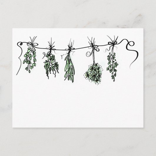 Garden Herbs Briefkaart (Voorkant)