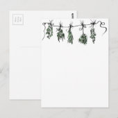 Garden Herbs Briefkaart (Voorkant / Achterkant)