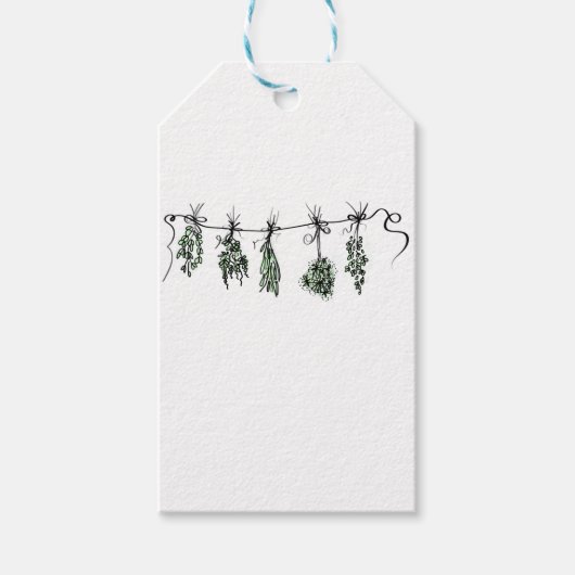 Garden Herbs Cadeaulabel (Voorkant)