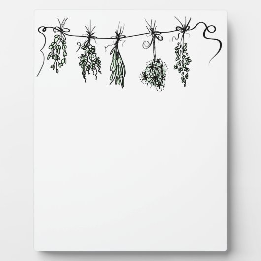 Garden Herbs Fotoplaat (Voorkant)