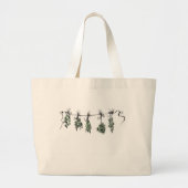 Garden Herbs Grote Tote Bag (Voorkant)