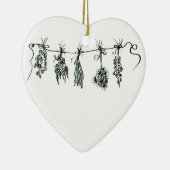Garden Herbs Keramisch Ornament (Rechts)