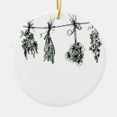 Garden Herbs Keramisch Ornament (Voorkant)