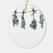 Garden Herbs Keramisch Ornament (Links)