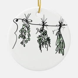 Garden Herbs Keramisch Ornament