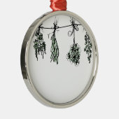 Garden Herbs Metalen Ornament (Rechts)