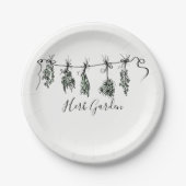 Garden Herbs Papieren Bordje (Voorkant)