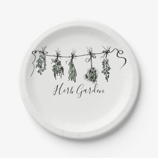 Garden Herbs Papieren Bordje (Voorkant)