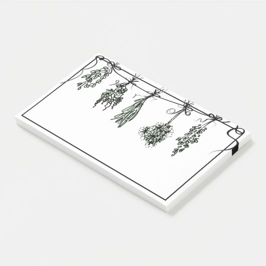 Garden Herbs Post-it® Notes (Schuin)