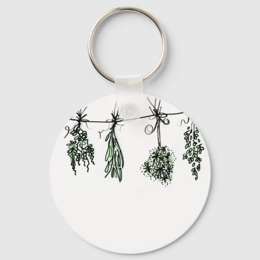 Garden Herbs Sleutelhanger (Voorkant)